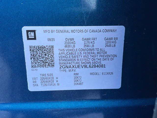 Used 2020 Chevrolet Equinox LT AWD/4WD image 35