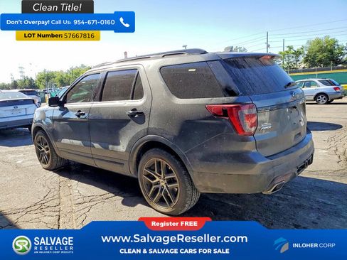 Used 2017 Ford Explorer Sport w/ Equipment Group 401A AWD/4WD image 3