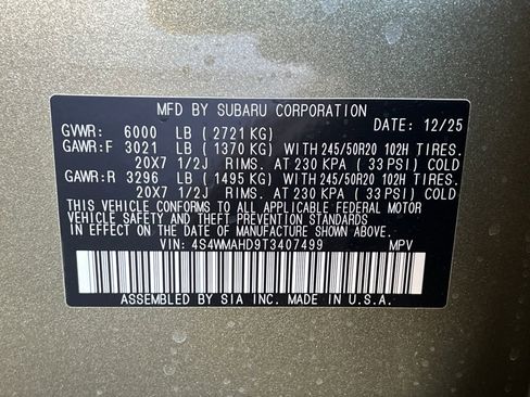 New 2026 Subaru Ascent Limited Bronze image 35