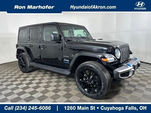 Used 2022 Jeep Wrangler Unlimited Sahara w/ Cold Weather Group image 1