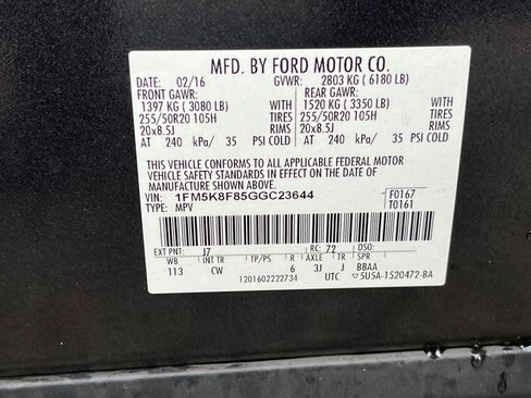 Used 2016 Ford Explorer Limited image 9