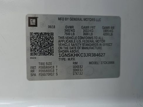 Used 2018 Chevrolet Suburban LT AWD/4WD image 7