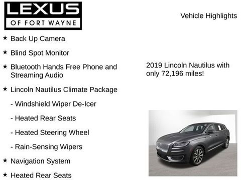 Used 2019 Lincoln Nautilus Select image 7