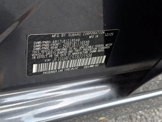 Certified 2026 Subaru Impreza 2.0i Sport AWD/4WD image 49