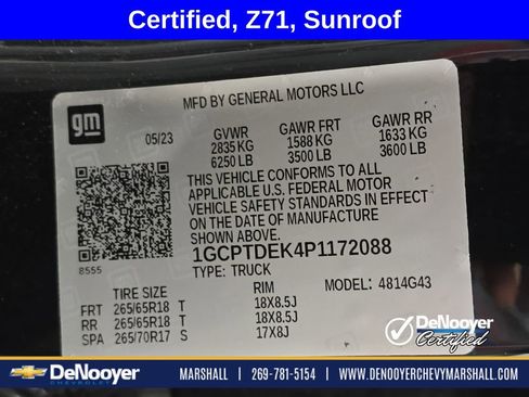 Used 2023 Chevrolet Colorado Z71 w/ Z71 Convenience Package 2 image 35