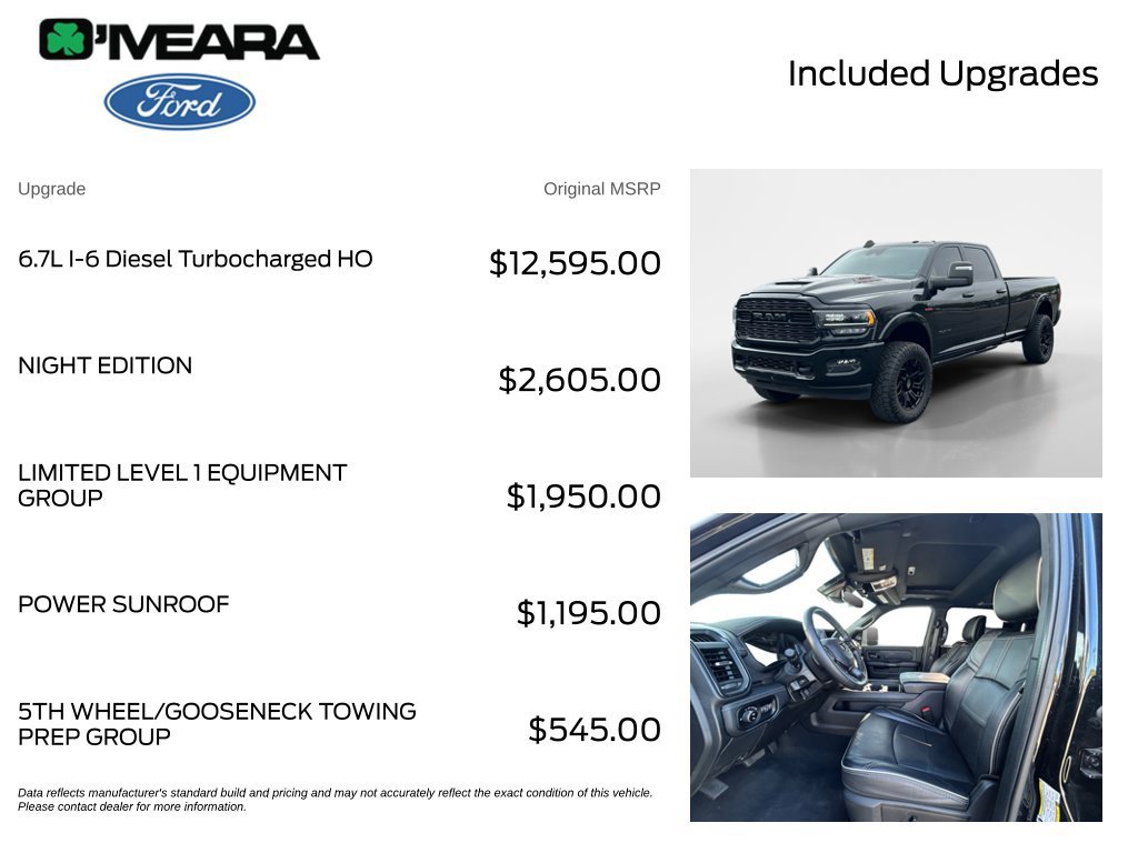 Used 2024 RAM 3500 Limited w/ Night Edition AWD/4WD image 4
