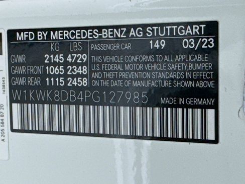 Certified 2023 Mercedes-Benz C 300 Cabriolet image 26