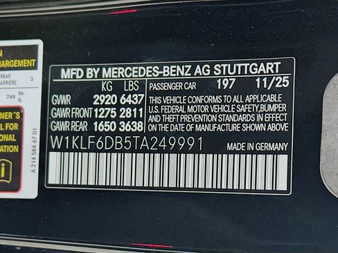 New 2026 Mercedes-Benz E 53 AMG e 4MATIC Sedan image 33