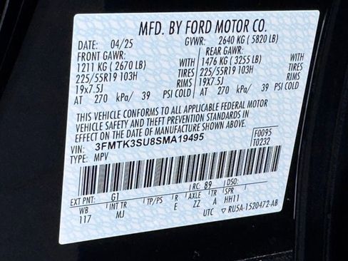 Used 2025 Ford Mustang Mach-E Premium AWD/4WD image 44