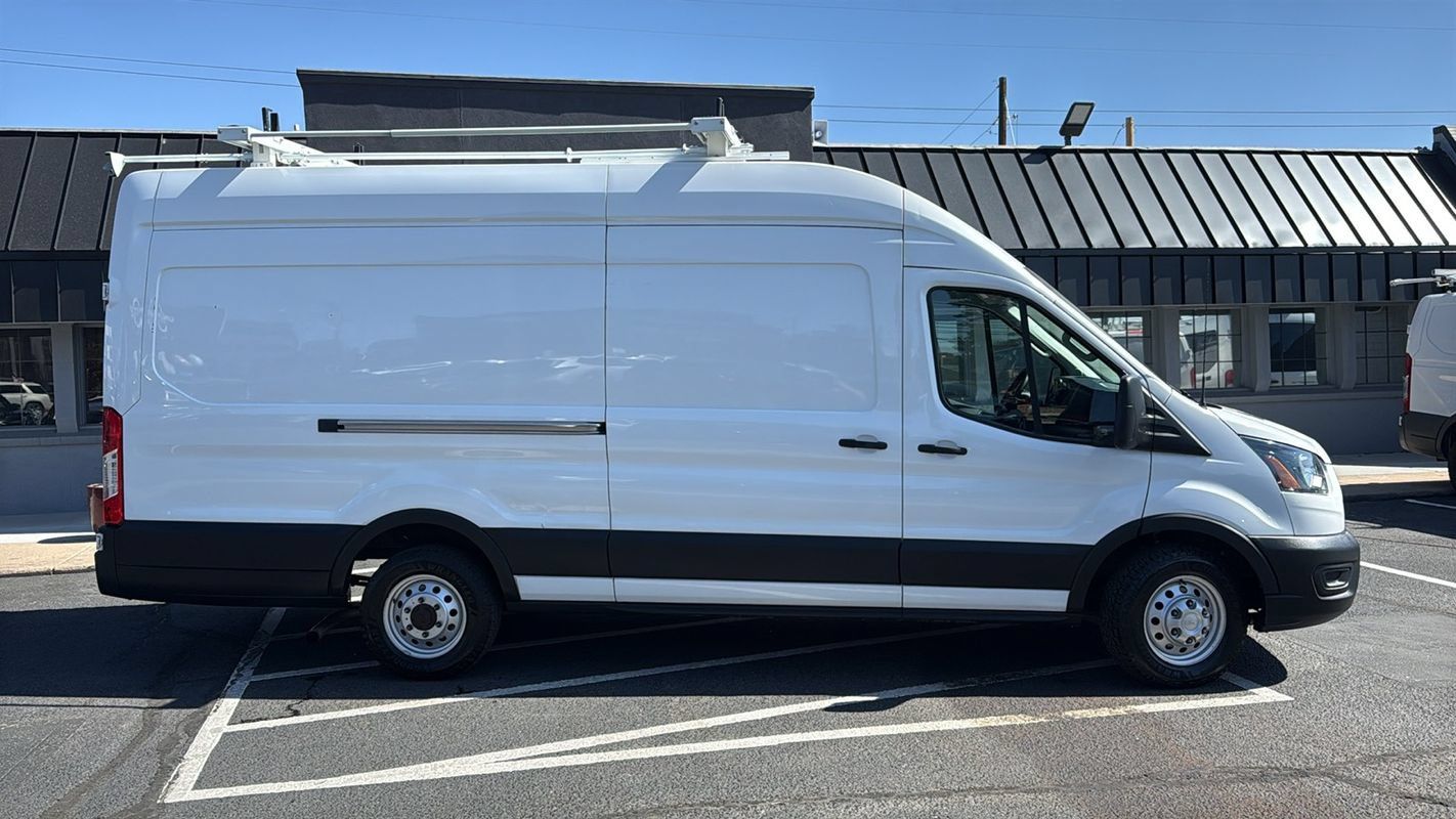 Used 2023 Ford Transit 350 148 High Roof Extended AWD w/ Fleet Safety Package image 2