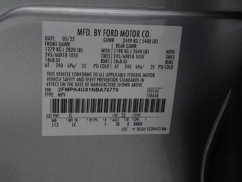 Used 2022 Ford Edge SE AWD/4WD image 33