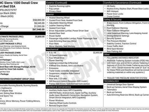 Used 2019 GMC Sierra 1500 Denali w/ Denali Ultimate Package AWD/4WD image 5