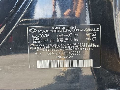 Used 2017 Hyundai Sonata Sport w/ Value Edition Package 02 FWD image 38
