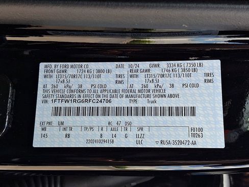 Used 2024 Ford F150 Raptor AWD/4WD image 28