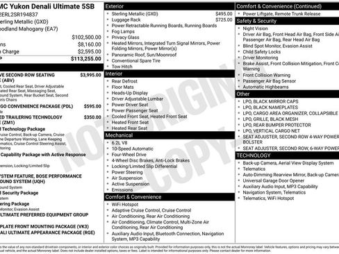 Used 2025 GMC Yukon Denali Ultimate AWD/4WD image 1