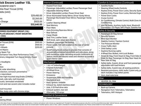 Used 2015 Buick Encore Leather image 6