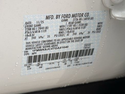 New 2026 Ford Explorer Tremor w/ Tremor Ultimate Package image 56