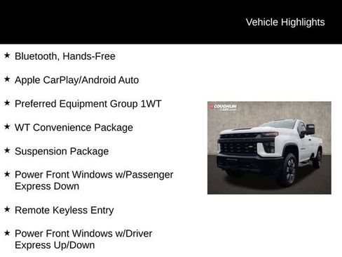 Used 2020 Chevrolet Silverado 2500 W/T w/ WT Convenience Package image 2