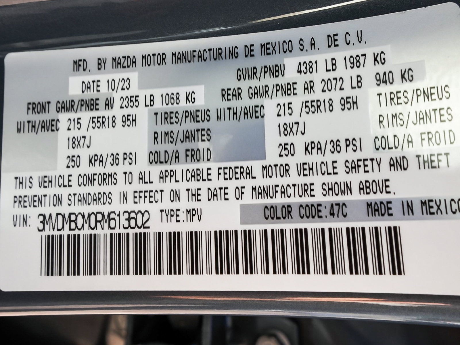 Used 2024 MAZDA CX-30 AWD 2.5 S w/ Preferred Package image 16