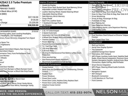Certified 2025 MAZDA MAZDA3 Hatchback w/Premium Plus Pkg AWD/4WD image 2