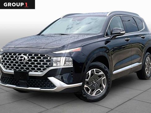 Used 2022 Hyundai Santa Fe Blue AWD/4WD image 1