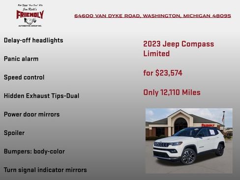 Used 2023 Jeep Compass Limited AWD/4WD image 25