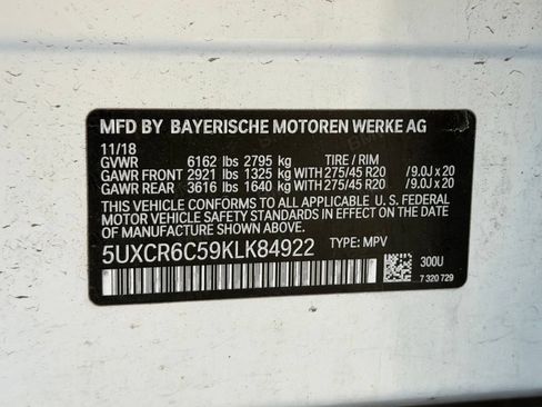 Used 2019 BMW X5 xDrive40i w/ Convenience Package AWD/4WD image 28