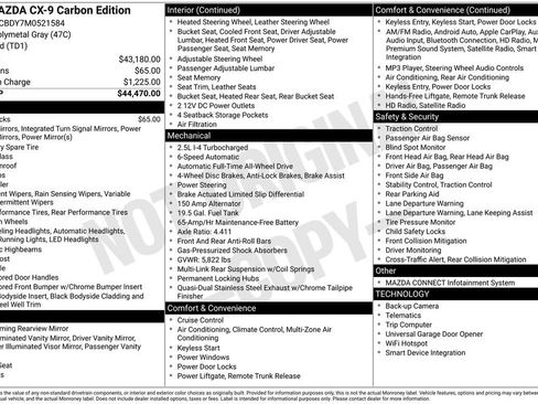 Used 2021 MAZDA CX-9 Carbon Edition image 21