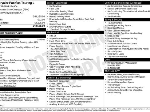 Used 2022 Chrysler Pacifica Touring-L FWD image 7