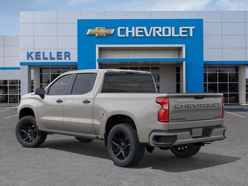 New 2026 Chevrolet Silverado 1500 Custom w/ LPO, Dark Essentials Package RWD image 3