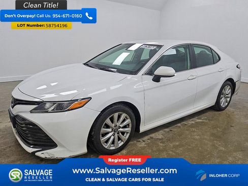 Used 2019 Toyota Camry LE FWD image 1