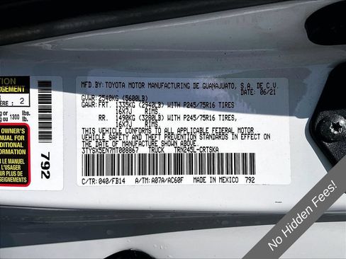 Used 2021 Toyota Tacoma SR w/ SR Convenience Package AWD/4WD image 27
