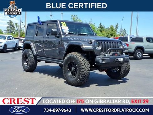Used 2021 Jeep Wrangler Unlimited Rubicon AWD/4WD image 1