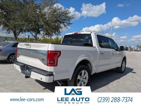 Used 2015 Ford F150 Platinum w/ Trailer Tow Package image 3