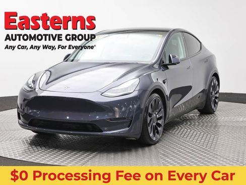 Used 2020 Tesla Model Y Long Range AWD/4WD image 1