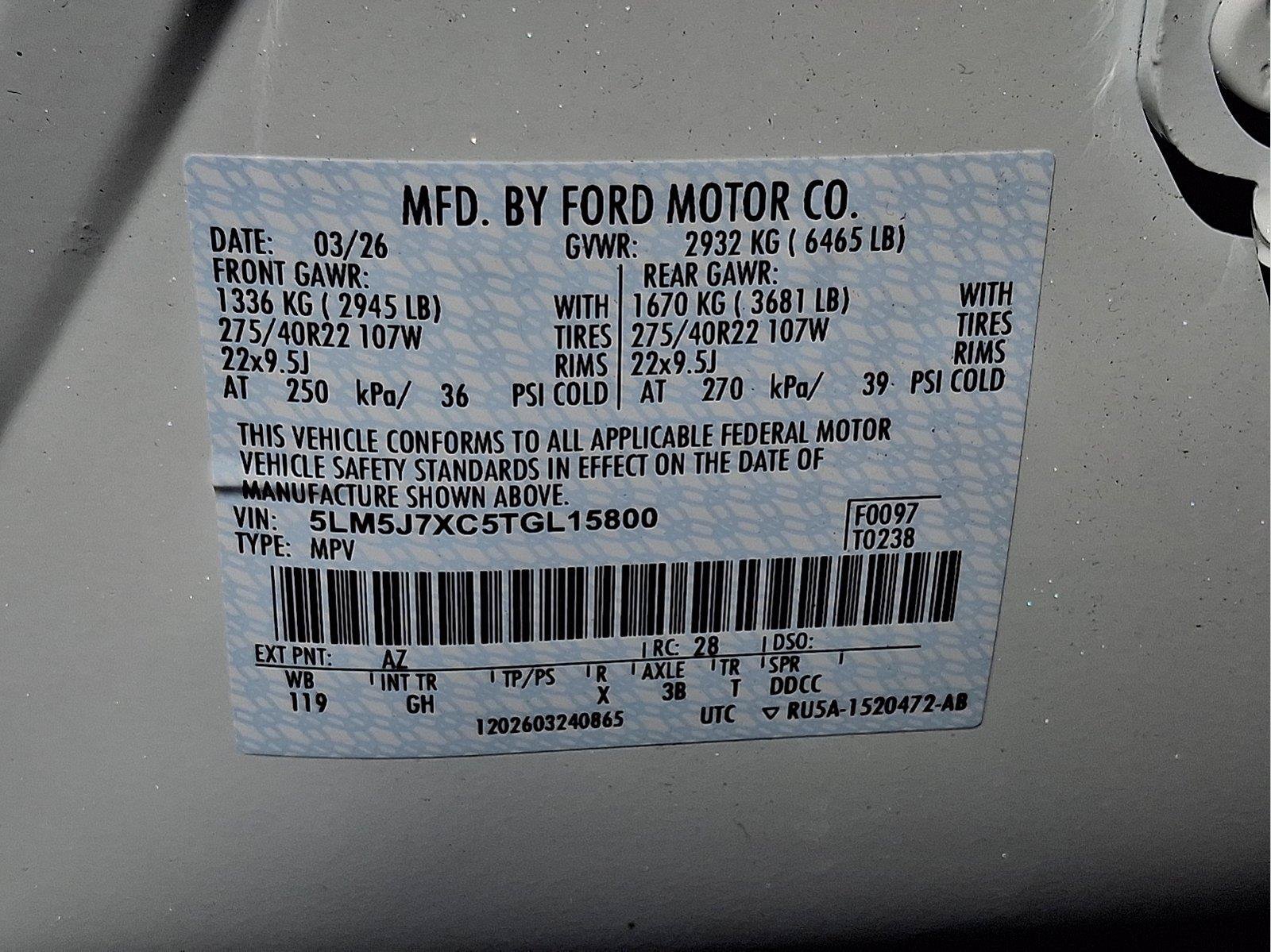 New 2026 Lincoln Aviator Reserve AWD/4WD image 16
