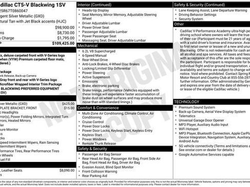 Used 2026 Cadillac CT5 V Blackwing RWD image 34