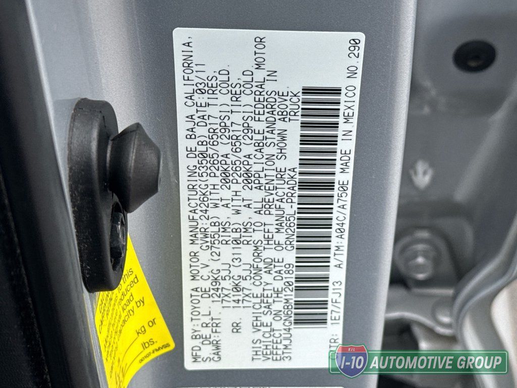 Used 2011 Toyota Tacoma PreRunner RWD image 32