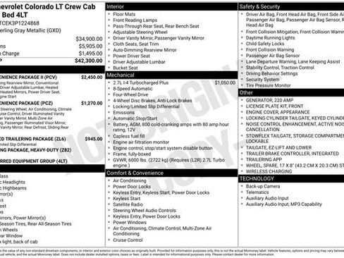 Used 2023 Chevrolet Colorado LT w/ LT Convenience Package II AWD/4WD image 12