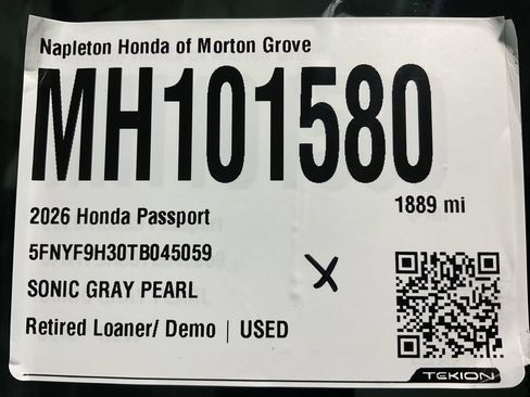 Certified 2026 Honda Passport RTL image 34