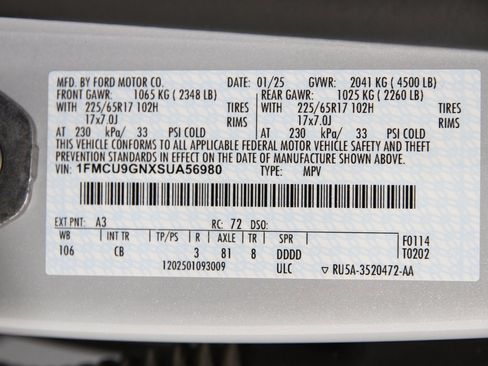 Used 2025 Ford Escape Active image 22