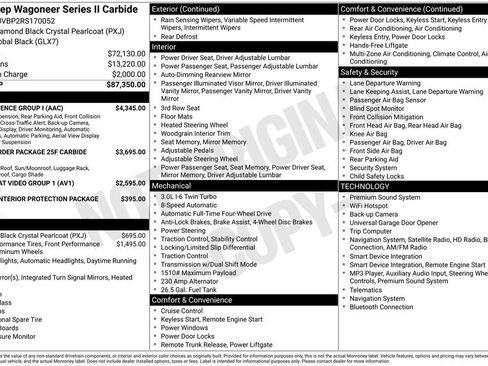 Used 2024 Jeep Wagoneer Series II w/ Convenience Group I AWD/4WD image 3