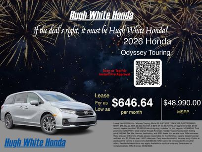 New 2026 Honda Odyssey Touring