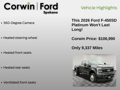 Certified 2026 Ford F450 Platinum AWD/4WD image 12