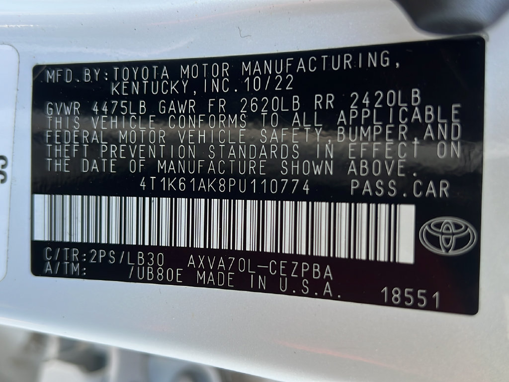 Certified 2023 Toyota Camry XSE w/ Navigation Package FWD image 25