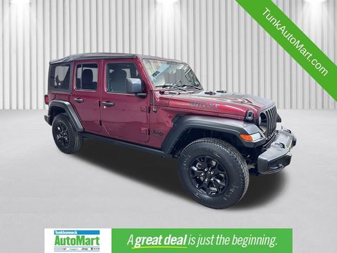 Certified 2021 Jeep Wrangler Unlimited Sport image 1