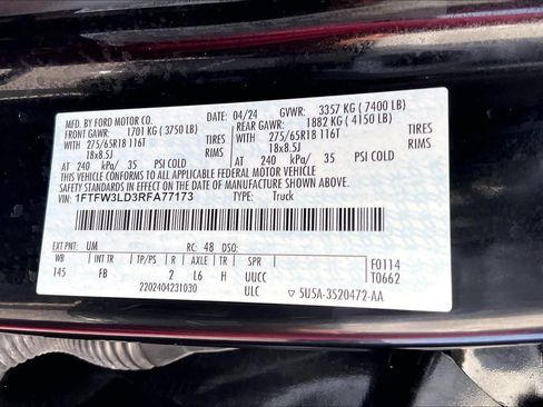 Used 2024 Ford F150 XLT w/ Equipment Group 302A MID AWD/4WD image 33