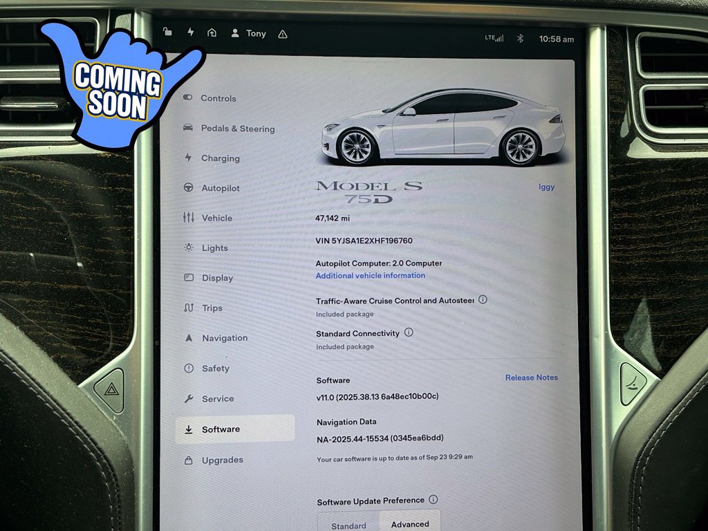 Used 2017 Tesla Model S 60D AWD/4WD image 20