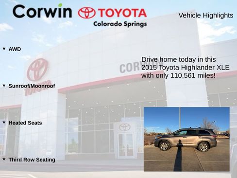 Used 2015 Toyota Highlander XLE image 6