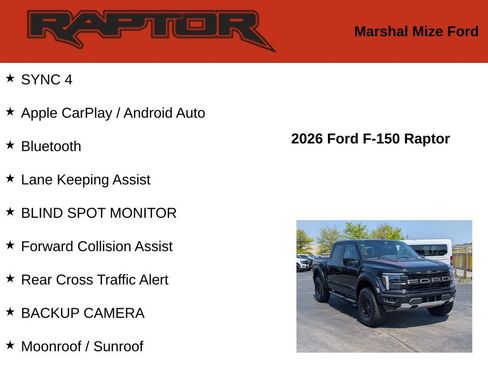 New 2026 Ford F150 Raptor AWD/4WD image 2